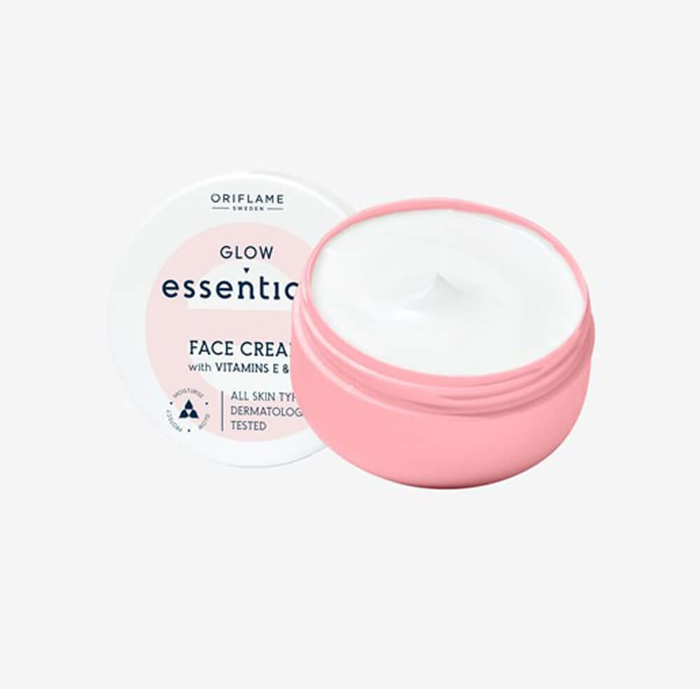 کرم صورت کاسه ای گلو اسنشیالز صورتی essentials - Image 3