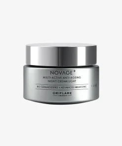 کرم شب ضدپیری مولتی اکتیو لایت نوایج پلاس NOVAGE+ Multi-Active Anti-Ageing Night Cream Light
